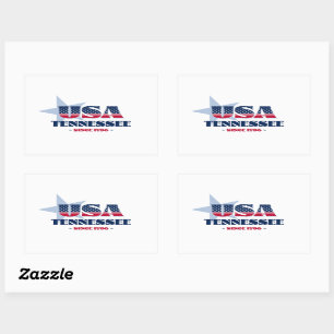 Rectangulaire Tennessee My Home State Sticker