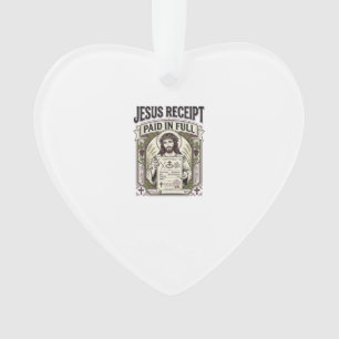 Reçu de Jésus payé en totalité Reçu de Jésus payé