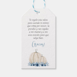 Recuerdo Oración Spanische Babydusche Gefallen Geschenkanhänger
