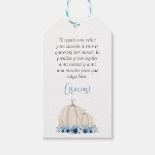 Recuerdo Oración Spanische Babydusche Gefallen Geschenkanhänger