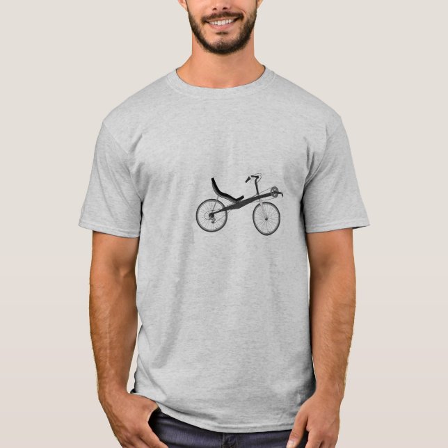 recumbent Fahrrad T-Shirt (Vorderseite)