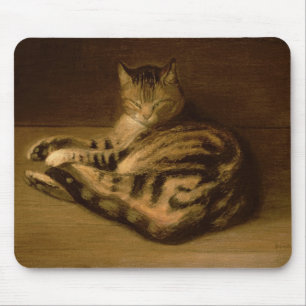 Recumbent Katze, 1898 Mousepad