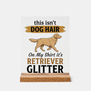 Récupérateur Paillettes Amoureux de Chien Drôle De