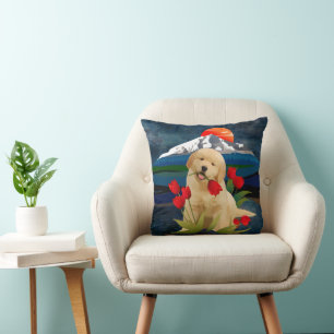 RÉCUPÉRATION D'OR Coussin PUPPY