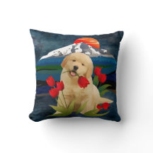 RÉCUPÉRATION D'OR Coussin PUPPY