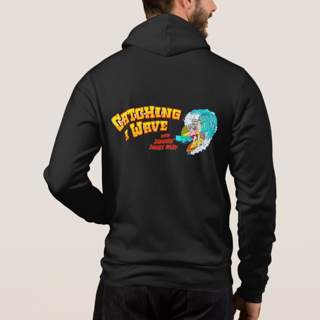Récupération d'un sweat - shirt à capuche zip Wave (Dos)