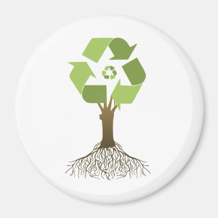 RECYCELN DES BAUMS MAGNET