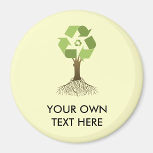 RECYCELN DES BAUMS MAGNET