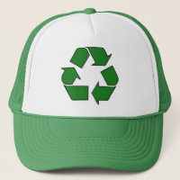 Recyceln des Hutes