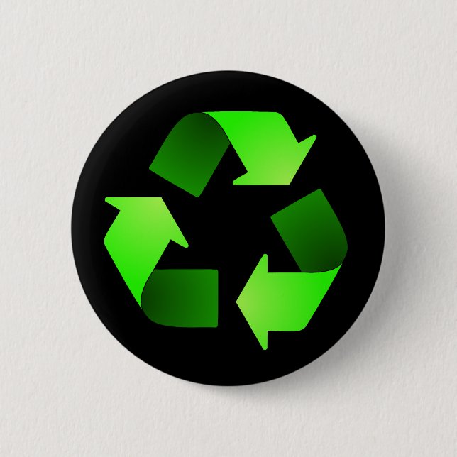 Recyceln des Symbol-Knopfes Button (Vorderseite)