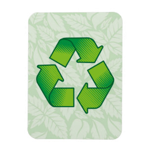 Recyceln des Symbols Magnet