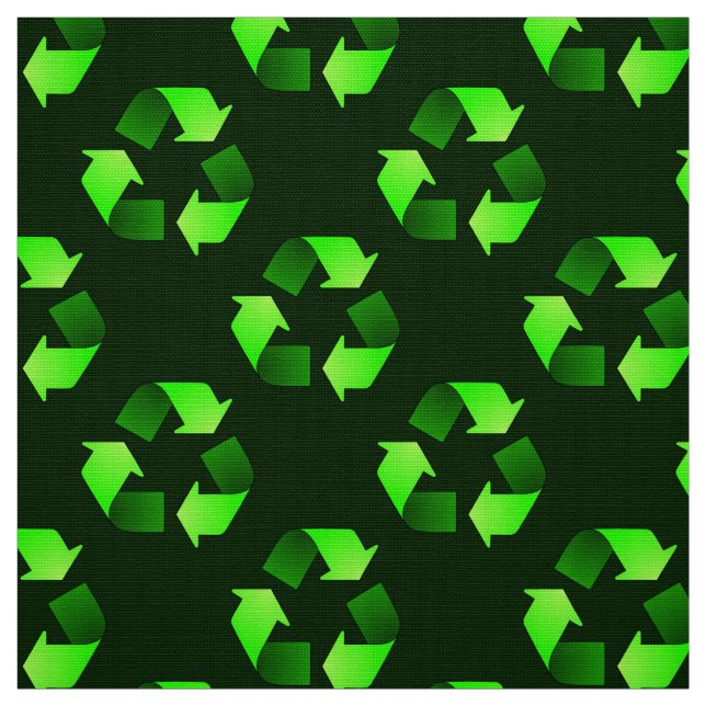 Recyceln des Symbols Stoff (Muster)