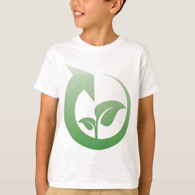 Recyceln des Zeichens T-Shirt (Vorderseite)