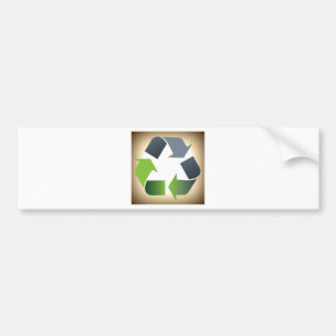 Recyceln Sie #1 Autoaufkleber