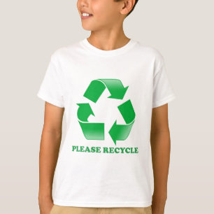 Recyceln Sie bitte. Recyceln des Bewusstseins. T-Shirt