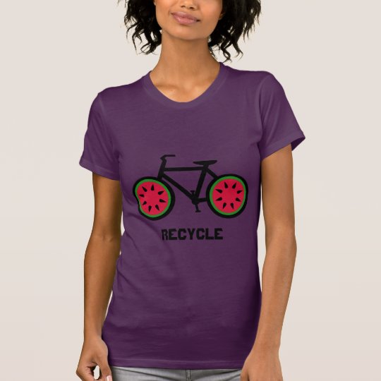 Recyceln Sie bycycle T-Shirt