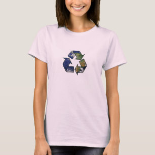Recyceln Sie den T - Shirt der Erdfrauen