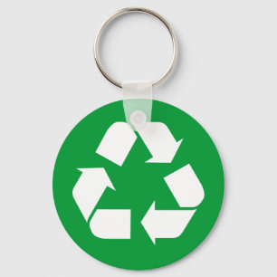 Recyceln Sie - ErdtagesSchlüsselanhänger Schlüsselanhänger