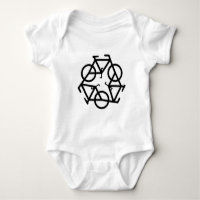 Recyceln Sie Fahrrad-Logo-Symbol