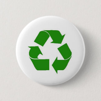 recyceln Sie grünen Knopf Button