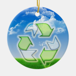 Recyceln Sie Keramikornament
