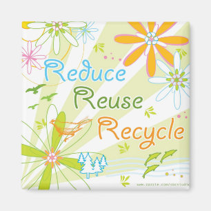 Recyceln Sie Magneten Magnet