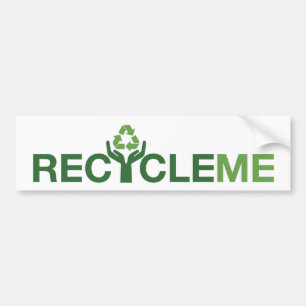 Recyceln Sie mich Autoaufkleber
