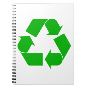 Recyceln Sie Notizbuch Notizblock