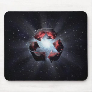 Recyceln Sie (Raum) Mousepad