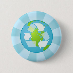 recyceln Sie Symbol-Button Button