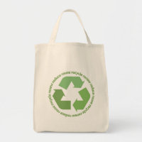 Recyceln Sie Symbol-Taschen-Tasche
