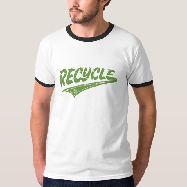 Recyceln Sie T-Shirt (Vorderseite)