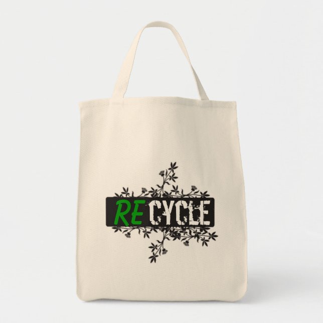 Recyceln Sie Tasche! GREENLIFE Tragetasche (Vorne)