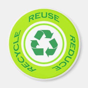 Recyceln Sie Zeichen - Magneten Magnet