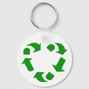 Recyceln und lovin es schlüsselanhänger