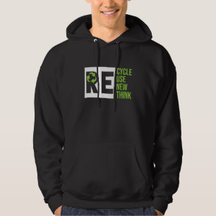 Recyceln Wiederverwenden Erneuern Umdenken Krise U Hoodie
