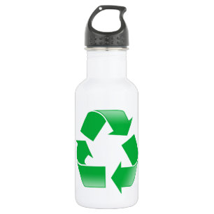 Recycelnd CLASSIC-GERECYCELT SYMBOL Trinkflasche
