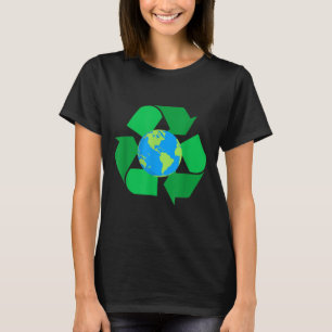 Recycelnd Klimaschutz-Umwelt auf der Erde T-Shirt