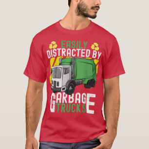 Recycelnd Mülltag leicht abgelenkt durch Müllhalde T-Shirt