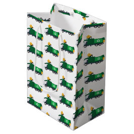 Recycelnd Müllwagen Mittlere Geschenktüte