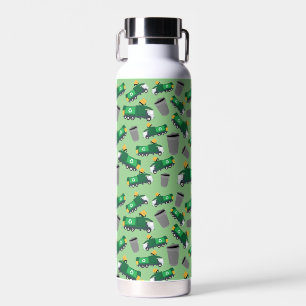 Recycelnd Müllwagen Trinkflasche