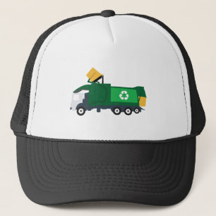 Recycelnd Müllwagen Truckerkappe