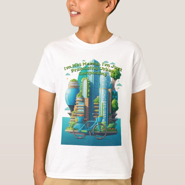 Recycelnd städtische Gebiete T-Shirt (Vorderseite)