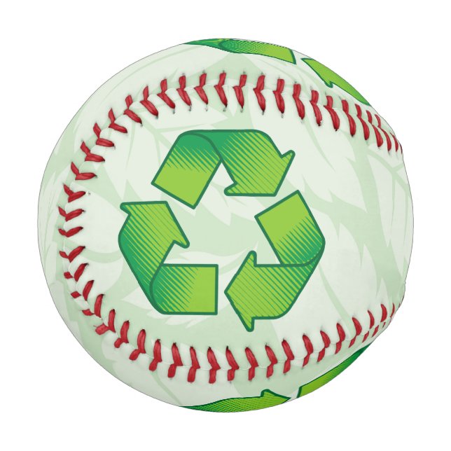 Recycelnd Symbol Baseball (Rückseite Rechts)