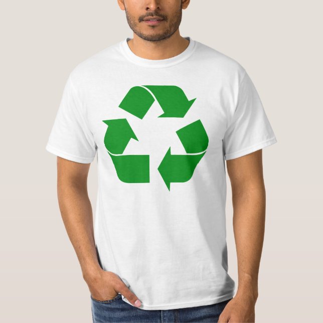 Recycelnd Symbol - grün T-Shirt (Vorderseite)
