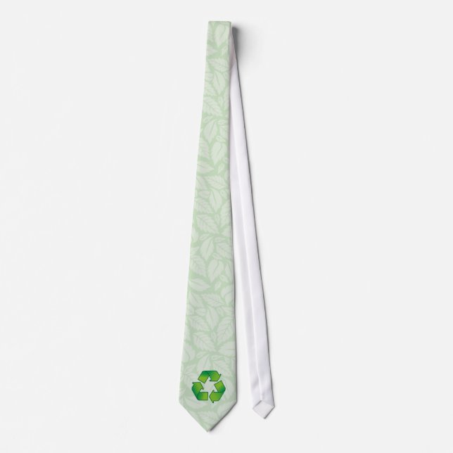 Recycelnd Symbol Krawatte (Vorderseite)