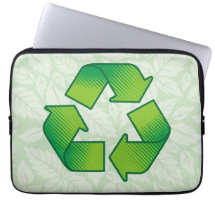 Recycelnd Symbol Laptopschutzhülle