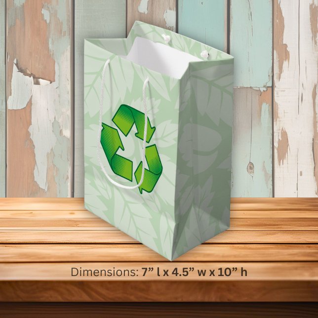 Recycelnd Symbol Mittlere Geschenktüte (Von Creator hochgeladen)