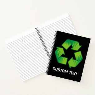 Recycelnd Symbol Notizbuch