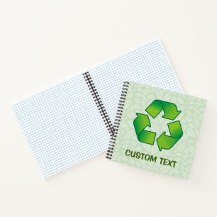 Recycelnd Symbol Notizbuch